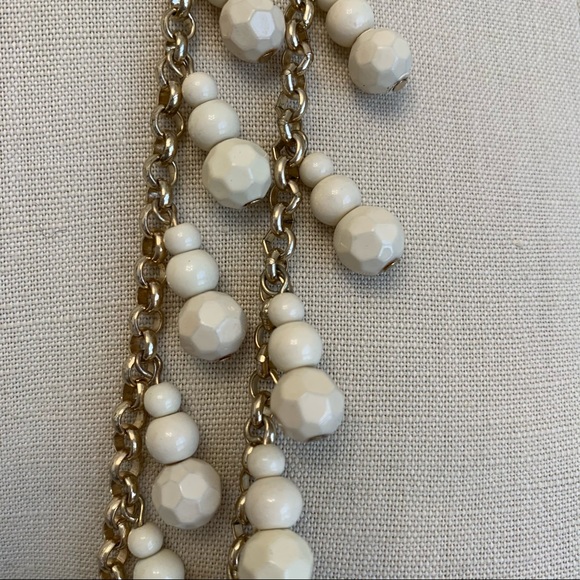 J Crew Gold Long Beaded Statement Necklace - Picture 3 of 6